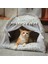 Pembe Çiçekler S 41X41X35 cm Tatlı Prenses Kedi Yatağı Genel Teepee Kapalı Rahat Hamak Zeminler Katlanabilir Kedi Çadırı Köpek Evi Yatak Evcil Hayvan Sepeti Yastık (Yurt Dışından) 5