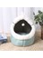 Pembe Kulaklar M 40X38X34CM Tatlı Kedi Yatağı Derin Uyku Konfor Sıcak Evcil Hayvan Sepeti Rahat Yavru Şezlong Kapalı Köpek Uyku Yastığı Kedi Evi Çadır Yumuşak Mağara Pet Mat (Yurt Dışından) 5