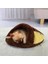 Kahverengi S Sıcak Kedi Yatak Pet Köpek Kedi Evi Kış Köpek Kedi Yastık Mat Kapalı Sepet Mağara Kulübesi Yuva Kediler Evcil Hayvanlar Için Ürünler Cama De Gato (Yurt Dışından) 4