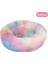 Gökkuşağı Çapı 60 cm Donut Kedi Yatak Yuvarlak Peluş Pet Yatak Kediler Köpekler Için Pet Derin Uyku Yuvası Yumuşak Sıcak Yavru Mağara Köpek Kulübesi Kanepe Kedi Aksesuarları (Yurt Dışından) 1