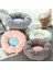 GWJ004 M 50 cm Yeni Lüks Pet Kedi Yatak Çiçek Yuvarlak Kedi Evi Kedi Matı Kalınlaşmış Sıcak ve Yumuşak Dört Mevsim Evrensel (Yurt Dışından) 2