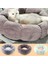 GWJ004 M 50 cm Yeni Lüks Pet Kedi Yatak Çiçek Yuvarlak Kedi Evi Kedi Matı Kalınlaşmış Sıcak ve Yumuşak Dört Mevsim Evrensel (Yurt Dışından) 3