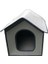 Gri M 38X35X38CM Katlanabilir Kedi Evi Su Geçirmez Kediler Için Ev Küçük Köpekler Açık Yavru Köpek Mağara Yuvası Pet Yatak Iç Pedli Kedi Aksesuarları (Yurt Dışından) 1