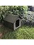 Gri M 38X35X38CM Katlanabilir Kedi Evi Su Geçirmez Kediler Için Ev Küçük Köpekler Açık Yavru Köpek Mağara Yuvası Pet Yatak Iç Pedli Kedi Aksesuarları (Yurt Dışından) 4