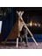 Tip C 1 ZK30 Pet Teepee Köpek Kedi Yatağı Beyaz Kanvas Köpek Kanvas Sevimli Ev-Taşınabilir Yıkanabilir Köpek Çadırları Dogcat Pet Köpek Yavrusu Yatağı (Yurt Dışından) 4