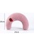Pembe 24X20X7CM Trendy Kişiselleştirilmiş Kedi Köpek Uyku Pet Özel Moda U-Şekilli Yastık Boyun Koruyucu Derin Uyku Yavru Kedi Kafalık Almohada Gato (Yurt Dışından) 4