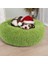 Yuva-Koyu Yeşil 50 cm Yuvarlak Kedi Yatak Köpekler Yatak Ev Kulübesi Evcil Hayvan Paspasları Yumuşak Uzun Peluş Mat Pet Sıcak Sepet Yastık Kediler Evi Kanepe Makine Yıkama Kulübesi (Yurt Dışından) 1