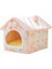I 39X32X34 cm Köpek Evi Pet Kedi Yatak Kış Köpek Villa Uyku Kulübesi Çıkarılabilir Yuva Sıcak Kapalı Mağara Kanepe Evcil Hayvan Malzemeleri (Yurt Dışından) 1