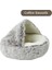 Kahve Pürüzsüz S 40 x 40 cm 40/50 cm Kış Pet Kedi Yatak Yuvarlak Kedi Yastık Kedi Evi 2 In 1 Sıcak Yumuşak Uzun Peluş Yatak Küçük Köpek Kedi Için Uyku Yatağı (Yurt Dışından) 1