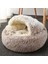 Kahve Pürüzsüz S 40 x 40 cm 40/50 cm Kış Pet Kedi Yatak Yuvarlak Kedi Yastık Kedi Evi 2 In 1 Sıcak Yumuşak Uzun Peluş Yatak Küçük Köpek Kedi Için Uyku Yatağı (Yurt Dışından) 4