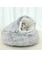 Kahve Pürüzsüz S 40 x 40 cm 40/50 cm Kış Pet Kedi Yatak Yuvarlak Kedi Yastık Kedi Evi 2 In 1 Sıcak Yumuşak Uzun Peluş Yatak Küçük Köpek Kedi Için Uyku Yatağı (Yurt Dışından) 5