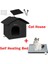 Siyah 33X33X35 cm Kedi Yatak Yatak Odası Sıcak Mağara Su Geçirmez Açık Köpek Kulübesi Çıkarılabilir Yastıklar Yumuşak Kapalı Ev Kedi Kanepe Yavru Pet Malzemeleri (Yurt Dışından) 1