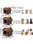 Kahverengi Uzun Peluş L Katlanabilir Kedi Yatağı Pet Köpek Evi Kış Kedi Villa Uyku Kulübesi Çıkarılabilir Sıcak Yuva Kapalı Çadırlar Mağara Kanepe Evcil Hayvan Malzemeleri Cama Gato (Yurt Dışından) 2