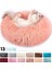 Gökkuşağı Mor 60 cm Uzun Peluş Pet Yatak Kedi Köpekler Için Süper Yumuşak Yatak Kulübesi Yuvarlak Kış Sıcak Uyku Köpek Yastık Mat Taşınabilir Kedi Köpek Yuva Yatağı (Yurt Dışından) 3