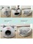 Açık Gri Xl 39X39X40CM Sıcak Konfor Kedi Yatağı Kışın Kediler Için Yatak Kedi Evi Köpek Yatağı Pet Küçük Mat Rahat Derin Mağara Kapalı Yuva Kedi Aksesuarları (Yurt Dışından) 4