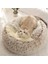 Gri Yuvarlak 50CM Yeni Pet Köpek Kedi Yuvarlak Peluş Yatak Yarı Kapalı Kedi Yuvası Derin Uyku Için Kışın Konfor Kediler Yatak Küçük Mat Sepeti Yumuşak Köpek Kulübesi (Yurt Dışından) 2