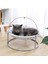 AWW1083GY 45X45X20CM Yumuşak Peluş Pet Yatak Kedi Beşiği Hamak Ayrılabilir Kedi Yuvarlak Asılı Sepet Kanepe Sarkan Topu ile Kediler Için Küçük Yatak (Yurt Dışından) 3