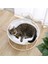 AWW1083GY 45X45X20CM Yumuşak Peluş Pet Yatak Kedi Beşiği Hamak Ayrılabilir Kedi Yuvarlak Asılı Sepet Kanepe Sarkan Topu ile Kediler Için Küçük Yatak (Yurt Dışından) 4