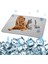 Mavi L 70X55 cm Kedi Köpek Serin Yatak Paspasları Yaz Kediler Köpekler Için Soğutma Mat Nefes Alabilir Pet Buz Pedi Yıkanabilir Yavru Kanepe Yastığı Kedi Köpek Aksesuarları (Yurt Dışından) 2