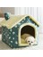 Gray2 S 4 kg Için Kedi Yatağı Uyku Evi Sıcak Mağara Köpek Kulübesi Çıkarılabilir Yastık Pedi Yumuşak Kapalı Kapalı Çadır Kulübe Kanepe Pet Kediler Yavru Kedi Köpek (Yurt Dışından) 5