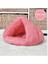 Pembe S 38X38 cm (1-2 Kg) Pet Kedi Köpek Yumuşak Sıcak Yuva Köpek Kulübesi Yatak Ev Uyku Paspasları Çadır S Kış Çıkarılabilir Rahat Malzemeleri (Yurt Dışından) 1