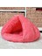 Pembe S 38X38 cm (1-2 Kg) Pet Kedi Köpek Yumuşak Sıcak Yuva Köpek Kulübesi Yatak Ev Uyku Paspasları Çadır S Kış Çıkarılabilir Rahat Malzemeleri (Yurt Dışından) 5