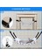Gri M 50X40CM Ayarlanabilir Askılı Kedi Asılı Hamak Çift Taraflı Evcil Hayvan Kafesi Hamak Asılı Yatak Küçük Hayvanlar Için Uykulu Ped Dinlenme Evcil Hayvanlar (Yurt Dışından) 5
