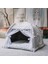 Pembe Yavru L 60X60X50CM Tatlı Prenses Kedi Yatağı Katlanabilir Kediler Çadır Köpek Evi Yatak Yavru Köpek Sepeti Yataklar Sevimli Kedi Evleri Ev Yastık Evcil Hayvan Kulübesi Ürünleri (Yurt Dışından) 2