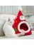 Green-2 S(38X45CM) Sıcak Pet Yatak Noel Şapka Şekli Kedi Kulübesi Evi Yumuşak Peluş Yuva Yavru Küçük Kedi Uyku Yatakları Çadır Taşınabilir Evcil Hayvan Yastığı Mat (Yurt Dışından) 3
