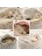 Gri Yuvarlak 35CM Yeni Pet Köpek Kedi Yuvarlak Peluş Yatak Yarı Kapalı Kedi Yuvası Derin Uyku Için Kışın Konfor Kediler Yatak Küçük Mat Sepeti Yumuşak Köpek Kulübesi (Yurt Dışından) 5