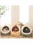 Style4 M Kedi Yatak Evi Köpek Kulübesi Yuva Yuvarlak Pet Uyku Mağarası Yavru Yatak Pet Sepeti Rahat Yavru Yastık Kedi Evi Çadır Köpek Evi (Yurt Dışından) 1