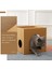 Açık Kahverengi 30X30X30 cm Kedi Evi Scratcher Yavru Karton Evler Tırmalama Scratch Toyboard Kapalı Catsbox Hikaye Pedleri Ped Hideaway Malzemeleri Oyun (Yurt Dışından) 3