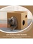 Açık Kahverengi 30X30X30 cm Kedi Evi Scratcher Yavru Karton Evler Tırmalama Scratch Toyboard Kapalı Catsbox Hikaye Pedleri Ped Hideaway Malzemeleri Oyun (Yurt Dışından) 5