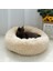 Hafif Kahve Çapı 40 cm Uzun Peluş Kedi Yatak Evi Yumuşak Yuvarlak Kedi Yatağı Küçük Köpekler Kediler Için Kış Pet Köpek Yastık Paspaslar Yuva Sıcak Köpek Kulübesi 50/60/70 cm (Yurt Dışından) 1