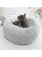 Hafif Kahve Çapı 40 cm Uzun Peluş Kedi Yatak Evi Yumuşak Yuvarlak Kedi Yatağı Küçük Köpekler Kediler Için Kış Pet Köpek Yastık Paspaslar Yuva Sıcak Köpek Kulübesi 50/60/70 cm (Yurt Dışından) 4