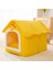 Pembe Yıldız Gökyüzü L 49X39X46CM Çıkarılabilir Kedi Yatağı Sıcak Pet Kedi Evi Mağara Kış Derin Uyku Yavru Chihuahua Köpek Mat Kapalı Köpek Kulübesi Çadır Yuva Yastık Kediler Paspaslar (Yurt Dışından) 3