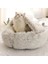 Beyaz Gri L 2 In 1 Kış Uzun Peluş Pet Kedi Yatak Yuvarlak Kedi Yastık Kedi Evi Sıcak Kediler Sepet Uyku Çantası Kedi Yuvası Kulübesi Yavru Kedi Küçük Köpek Için (Yurt Dışından) 2
