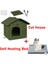 Yeşil 33X33X35 cm Kedi Yatak Yatak Odası Sıcak Mağara Su Geçirmez Açık Köpek Kulübesi Çıkarılabilir Yastıklar Yumuşak Kapalı Ev Kedi Kanepe Yavru Pet Malzemeleri (Yurt Dışından) 1