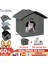 Yeşil 33X33X35 cm Kedi Yatak Yatak Odası Sıcak Mağara Su Geçirmez Açık Köpek Kulübesi Çıkarılabilir Yastıklar Yumuşak Kapalı Ev Kedi Kanepe Yavru Pet Malzemeleri (Yurt Dışından) 4