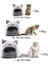 L 40X40X40CM Sıcak Konfor Kedi Yatağı Kediler Için Kış Yatağı Kedi Evi Köpek Yatağı Pet Küçük Mat Rahat Derin Mağara Kapalı Yuva Kedi Aksesuarları (Yurt Dışından) 4