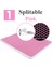 Bölünmüş Pembe 30X30CM Renkli Kedi Kumu Mat Çift Katmanlı Kedi Evi Kediler Için Pet Yatak Mat Kaymaz Pedler Temiz Yıkanabilir Ev Evcil Hayvan Aksesuarları Su Geçirmez (Yurt Dışından) 1