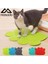 Mavi Mosodo Pet Kedi Kumu Mat Paw Baskı Besleme Kasesi Placemat Kedi Yatak Pedleri Kaymaz Su Geçirmez Çöp Trapper Paspaslar Kedi Aksesuarları (Yurt Dışından) 2