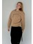 SWT-14246 Vizon Dressing Tasarım Yazı Baskılı Üç Iplik Şardonlu Sweatshirt 3