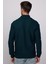 Slim Fit Dar Kesim Desenli Yumuşak Dokulu Düğmeli Yeşil Erkek Hırka 5