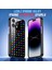 Apple Iphone 12 Pro/ 12 Pro Max/ 13/ 13 Pro/ 13 Pro Max/ 14/ 14 Pro/ 14 Pro Max/ 14 Plus Uyumlu Rgb LED Işıklı Siyah Telefon Kılıfı 2