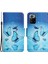 Desen Deri Telefon Kılıfı Cüzdan Stand Kapağı, Xiaomi Redmi Için Bilek Kayışı ile Kapak Note 10 Pro 5g/xiaomi Poco X3 Gt 5g-Uçan Kelebek (Yurt Dışından) 2