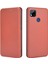 Xiaomi Redmi 9c/redmi 9c Nfc-Brown Için Otomatik Emilmiş Karbon Fiber Doku Deri Kılıf (Yurt Dışından) 3