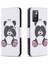 Xiaomi Redmi 10 4g (2021)/REDMI 10 Prime/redmi 10 2022 4g/redmi Not 11 4g (Mediatek) Pu Deri Stand Cüzdan Kapağı Koruyucu Telefon Koruyucu Panda (Yurt Dışından) 1