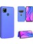 Xiaomi Redmi 9c/redmi 9c Nfc-Mavi Için Stand Standlı Otomatik Amsorbed Karbon Fiber Doku Deri Kılıf (Yurt Dışından) 1