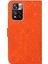 Çekim Dirençli Baskı Etnik Tarzı Çiçek Manyetik Toka Cüzdanı Pu Deri Kabuk Xiaomi Redmi Note 11 Pro 5g (Çin) (Mediatek)/not 11 Pro+ 5g-Orange (Yurt Dışından) 4